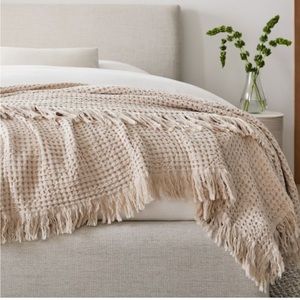 West Elm Organic Waffle Bed Blanket